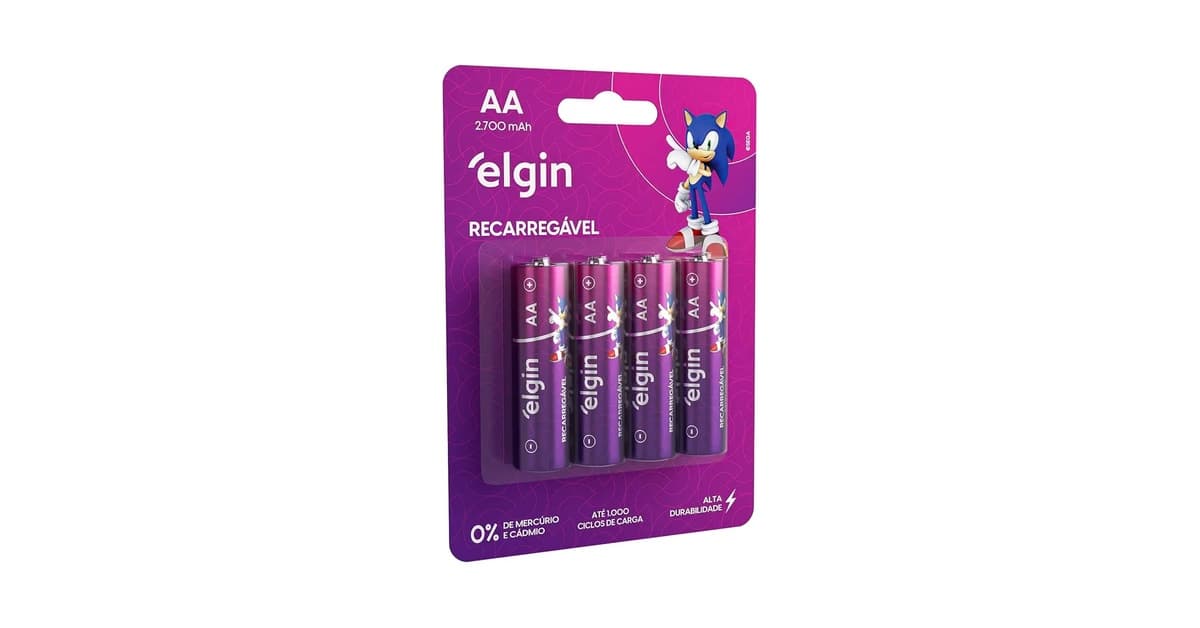 Melhor Pilha Recarregável Custo Benefício: Duracell ou Elgin?