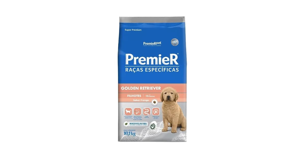 Melhor ração para golden retriever filhote: 8 Opções para Nutrição Ideal
