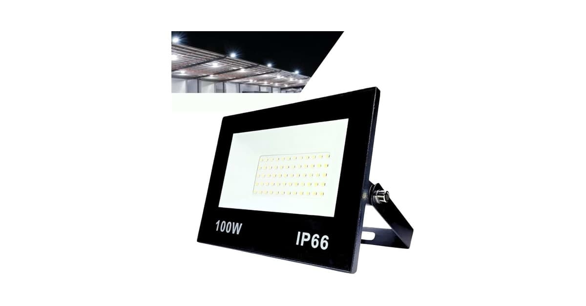 Melhor Refletor LED 100W: 10 Opções à Prova d'Água