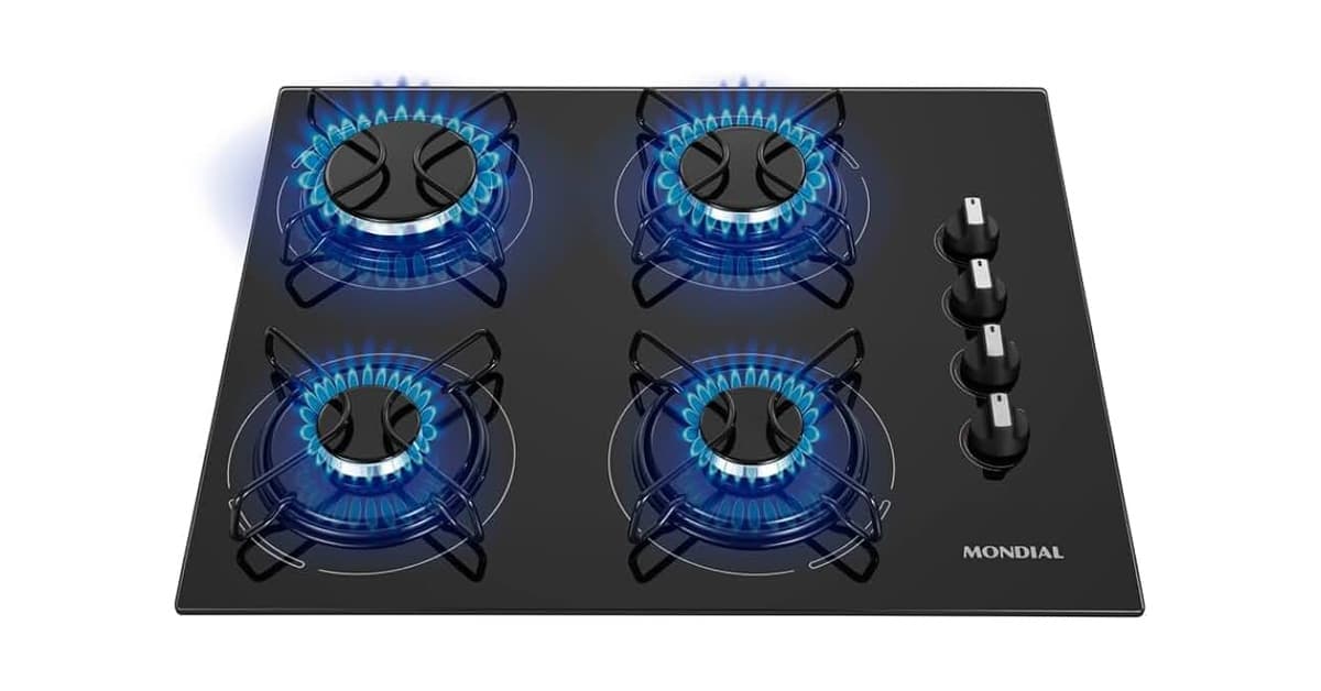 Melhores Cooktop 4 Bocas a Gás: 10 Modelos Eficientes