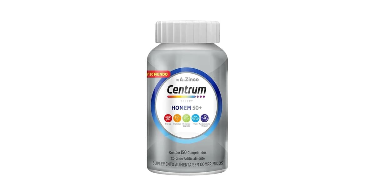 Melhores vitaminas para homens acima de 50 anos: Top 8 Opções
