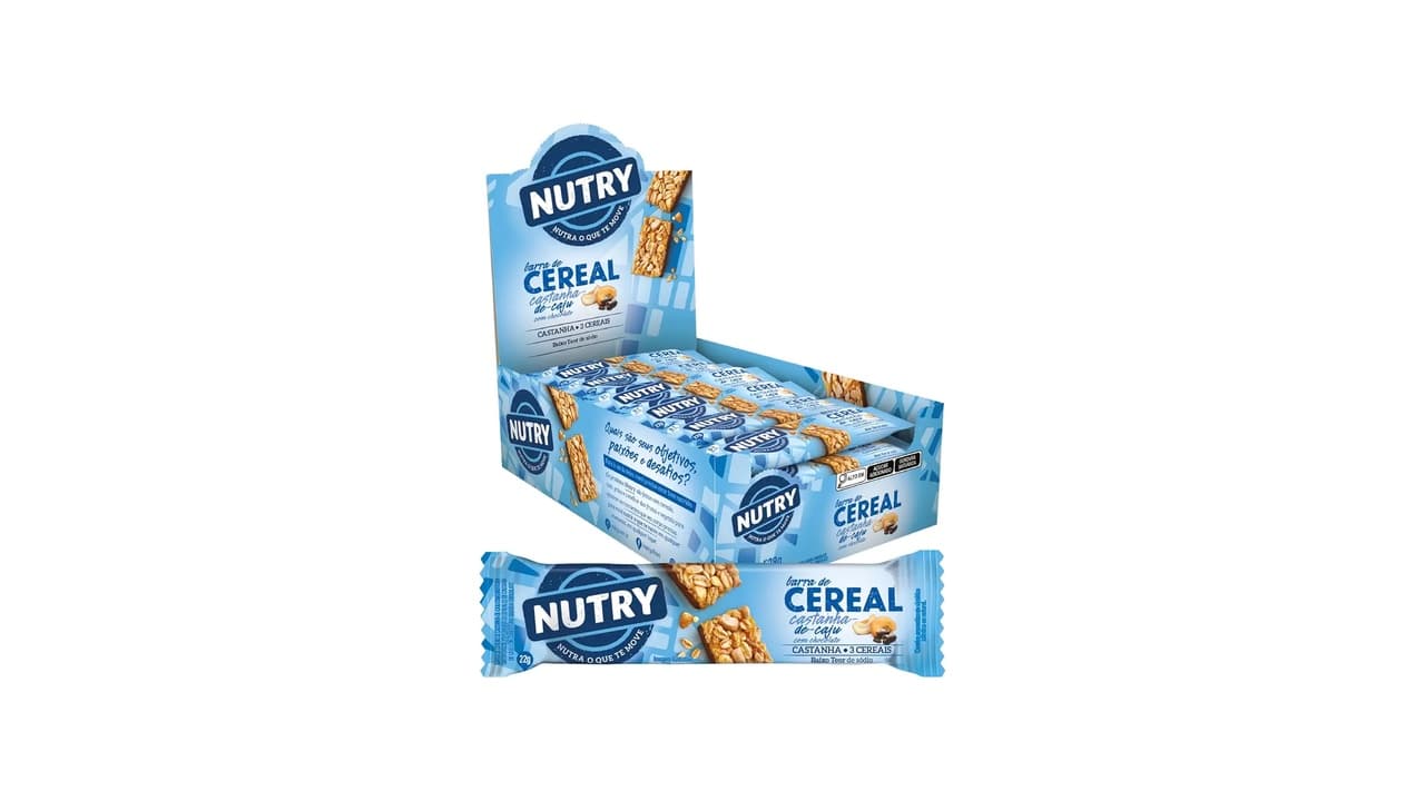 Qual a Melhor barra de cereal para quem quer engordar: Nutry ou Castanhas?