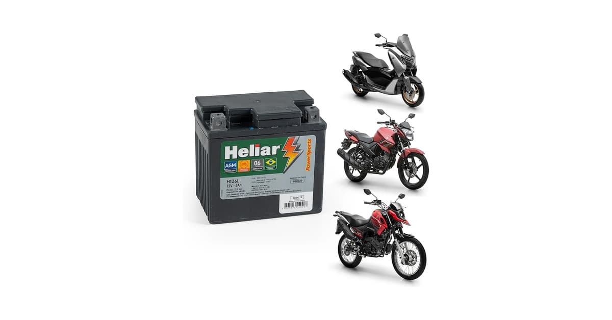 Qual a Melhor bateria para moto 160? Top 8 Modelos