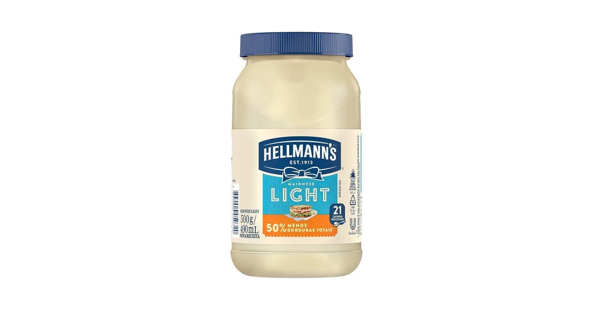 Qual a Melhor maionese light com Menos Calorias?