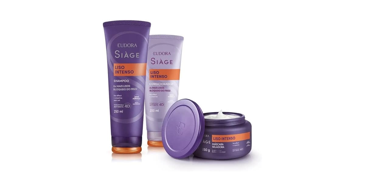 Qual Melhor linha da eudora para cabelo liso: Intenso vs Cauterização