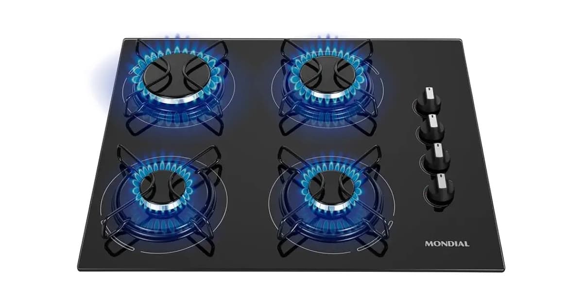 Qual o Melhor Cooktop a Gás 4 Bocas: 10 Opções Top