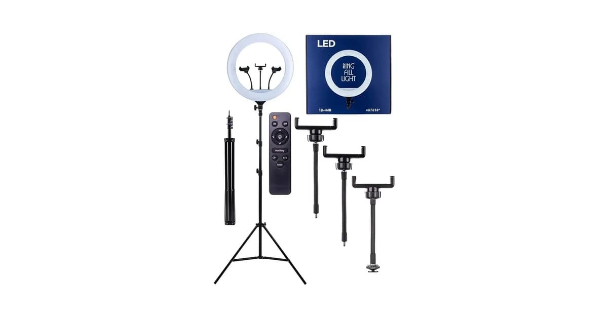 Qual o Melhor Ring Light Profissional para Lives?