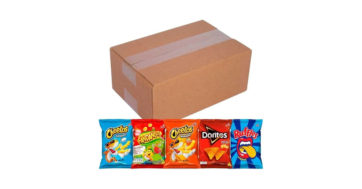 Qual o salgadinho mais vendido da elma chips? Top 10 Clássicos