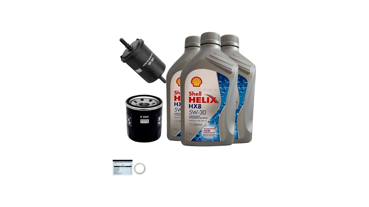 Qual Óleo Usar no Hyundai HB20 1.0: Kit Shell 5W30