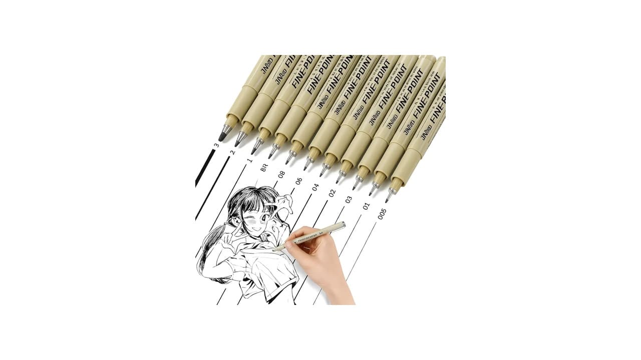 Melhor Caneta para Sketchbook: 8 Modelos de Precisão