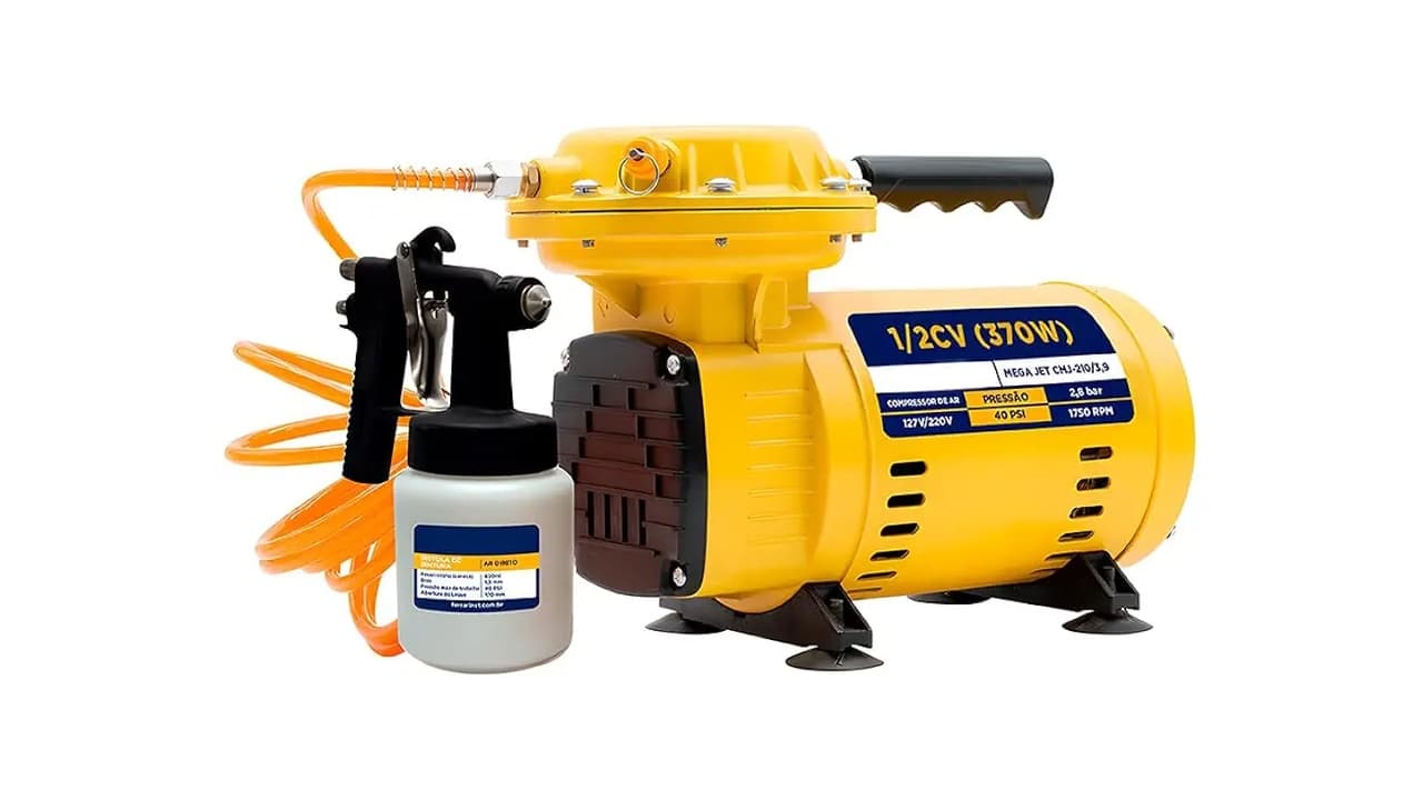 Melhor Compressor para Pintura Residencial: O Guia