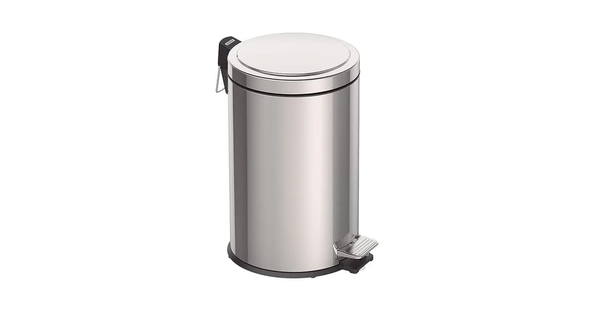 Melhor Lixeira com Pedal: Inox ou Plástico?