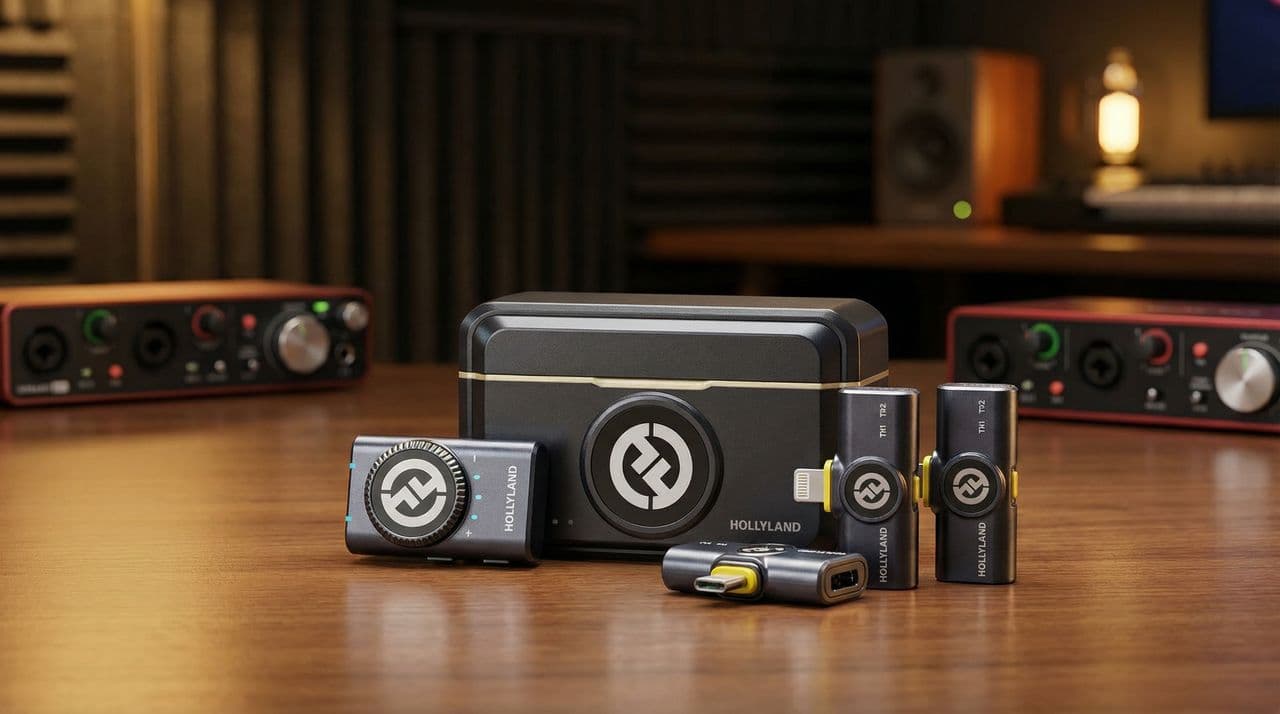 Melhor microfone lapela hollyland: Lark M2, C1 ou A1?