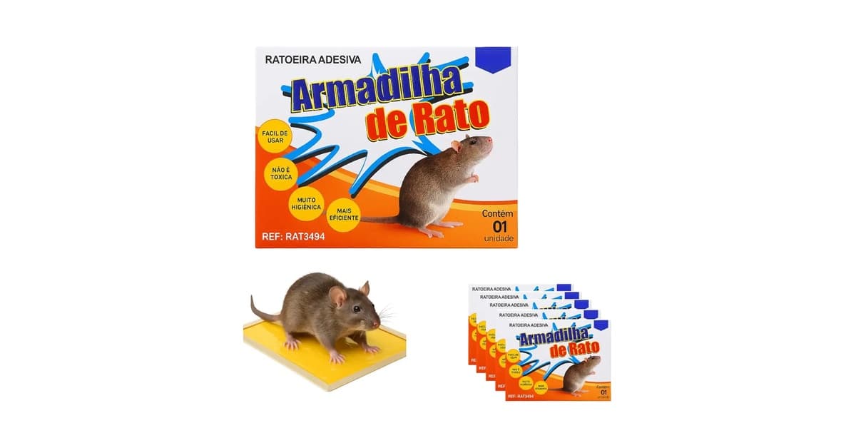 Melhor Ratoeira Adesiva: 10 Opções Infalíveis