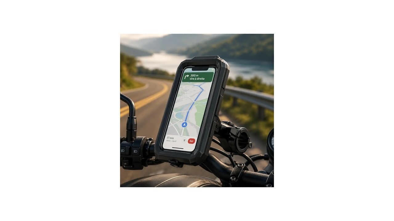 Melhor Suporte para Celular Moto Impermeável com USB