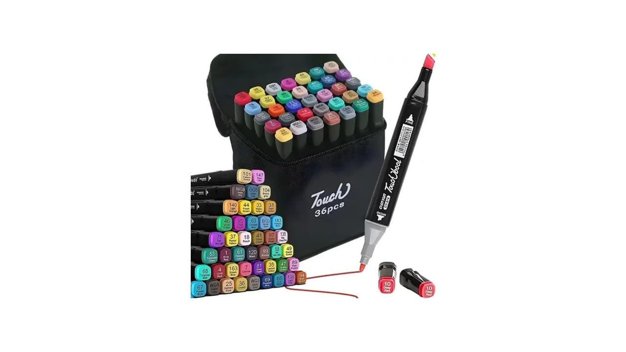 Melhores marcas de marcadores para desenho: Top 10 Kits