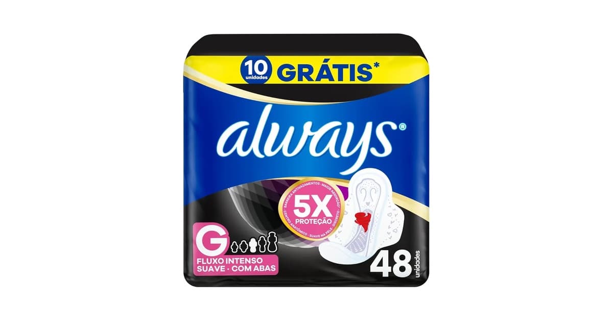 Qual absorvente é de algodão seco ou suave: Guia com 10 Melhores Opções