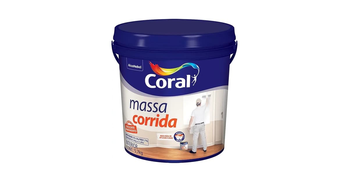 Qual Melhor Massa Corrida para Area Interna: Top 10