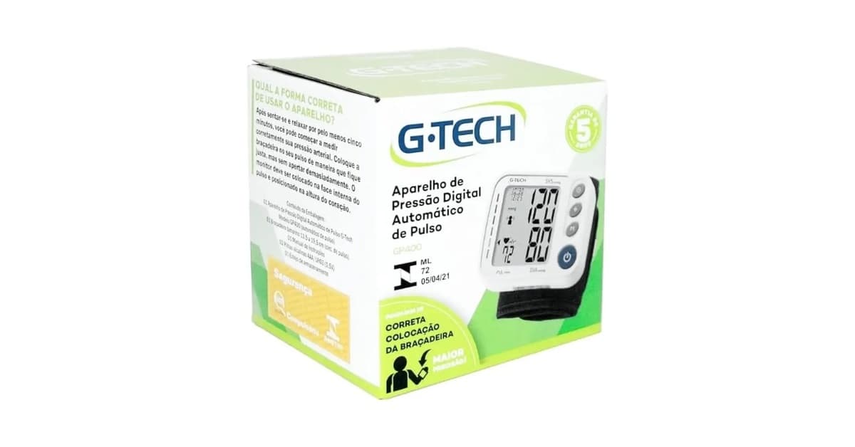 Qual o Melhor Aparelho de Pressão de Pulso: Omron ou G-Tech?
