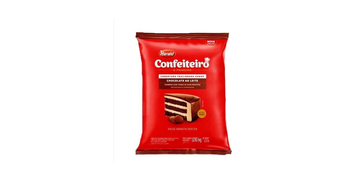 Qual o Melhor chocolate fracionado para brigadeiro? Harald ou Sicao?