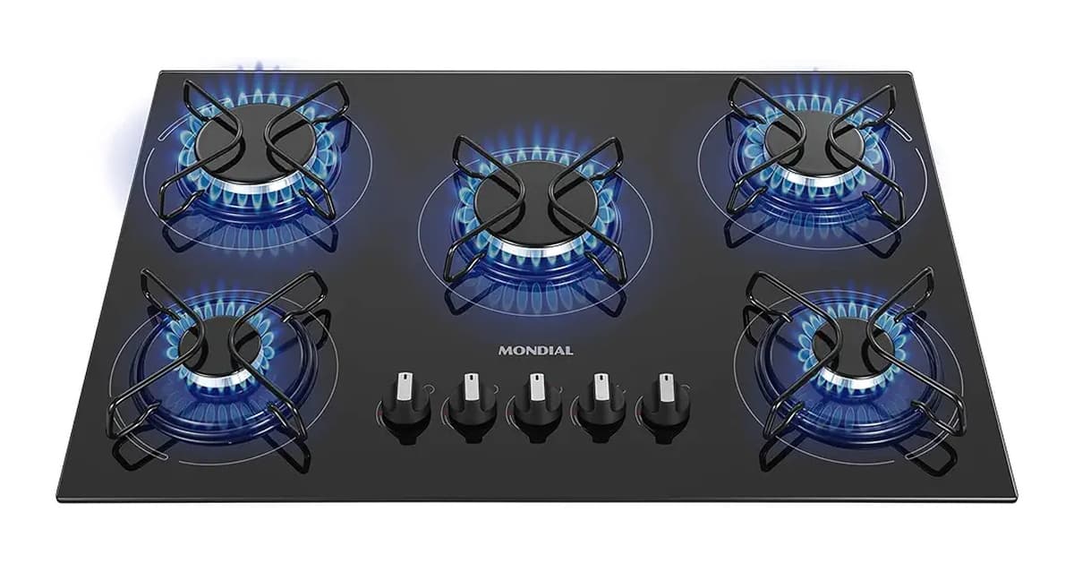 Qual o Melhor Cooktop a Gás 5 Bocas? Análise Top 10