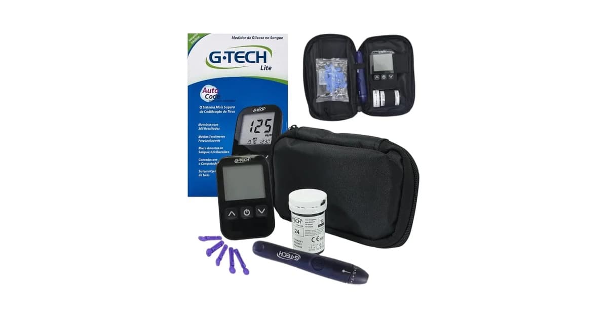 Qual o Melhor Medidor de Glicose da G Tech: Free, Lite ou Vita?