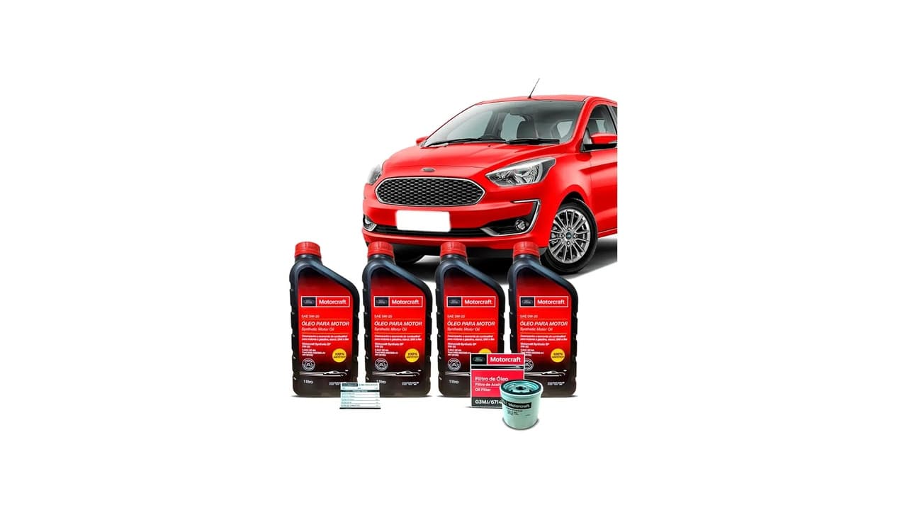Qual Óleo Usar no Ford Ka Baratinha: Kit 5W20 Ford