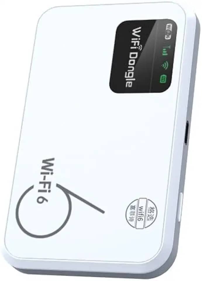 EIOTCLUB Hotspot Wi-Fi portátil 4G LTE, Internet móvel sem contrato | Pay-as-YouGo, 1 GB de dados de teste, 10 conexões de dispositivos, bateria de 3000 mAh, Wi-Fi de bolso para viagens, casa, carro