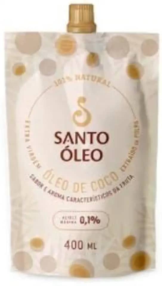 Óleo De Coco Extra Virgem Da Polpa Pouch 400Ml