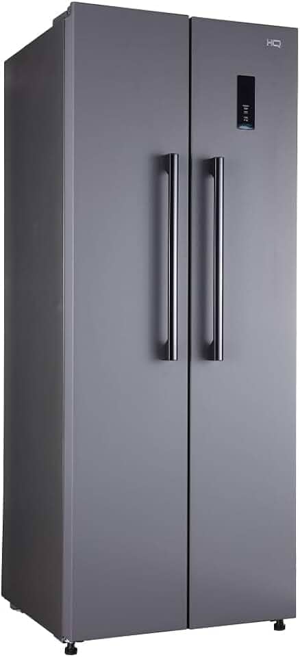 Geladeira Refrigerador HQ Frost Free Side By Side 460 Litros Cinza HQ-460SBSFF (127V)