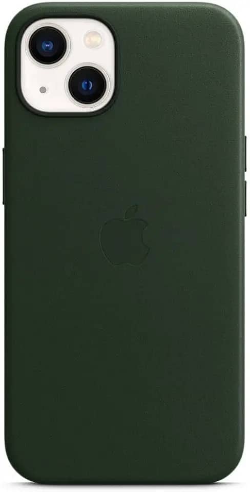 Apple Capa em couro (para iPhone 13) - Verde sequoia