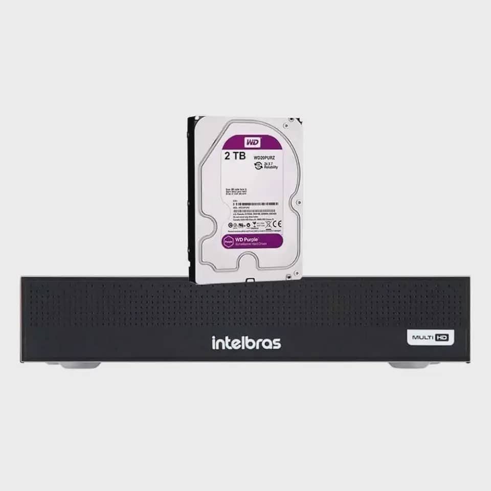 Dvr 16 canais Intelbras Imhdx 3116 Inteligente C/Hd 2t Purple