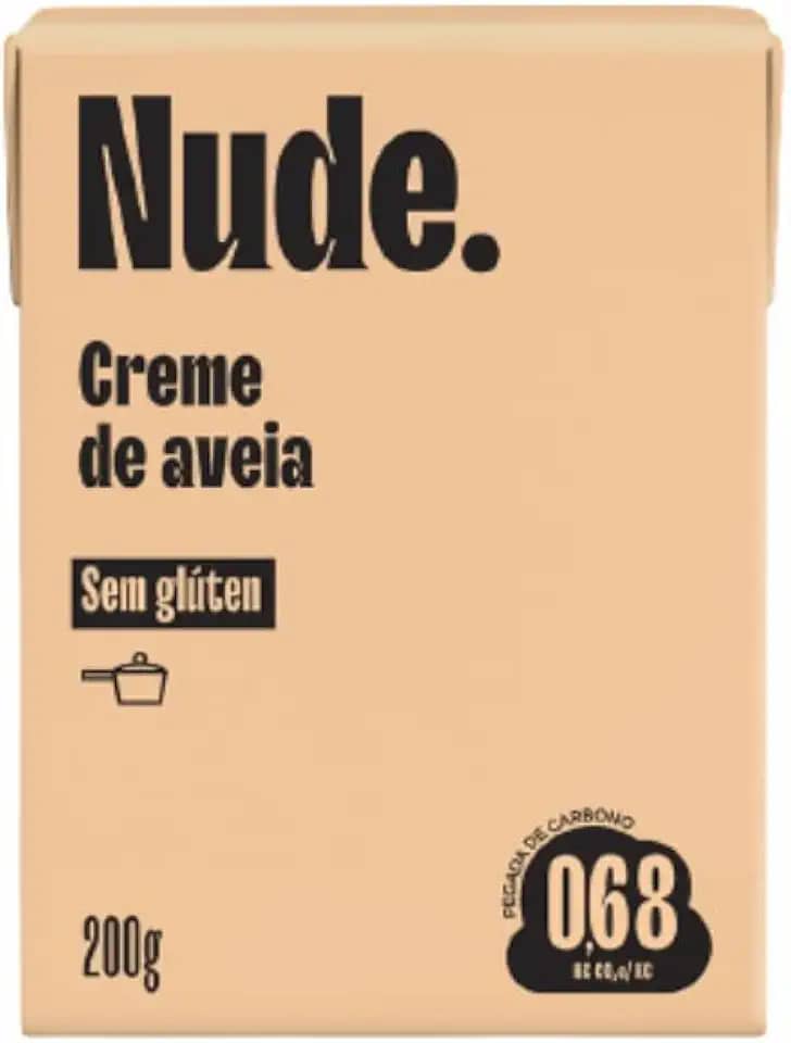 Kit 2X: Creme de Leite Vegetal de Aveia Nude 200g