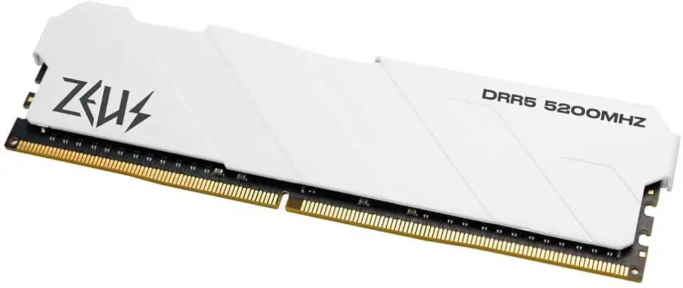 Rise Mode Zeus DDR5, Memória RAM 16GB, 5200MHz, CL42, Branco