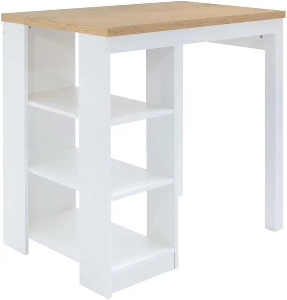 Bancada Cozinha Gourmet Ditália 3 Prateleiras Cd-1022 cor:branco