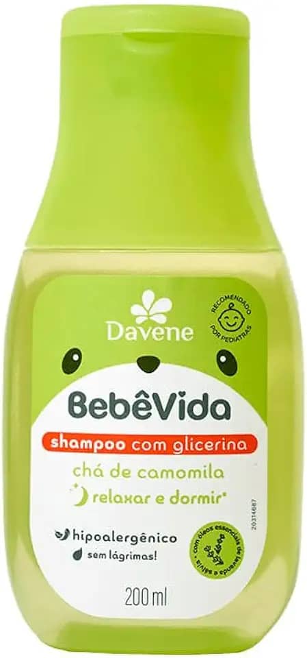 Shampoo Bebê Vida Chá de Camomila 200ml