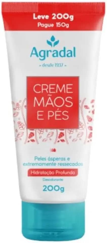 Agradal Creme Mãos E Pés 200G