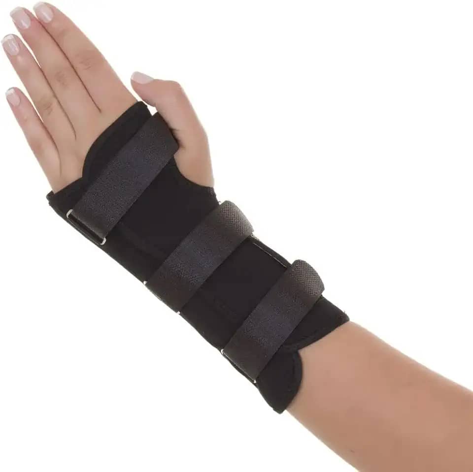 Munhequeira Com Tala Para Túnel Do Carpo Mão Braço Alivia Imobiliza - Artipé
