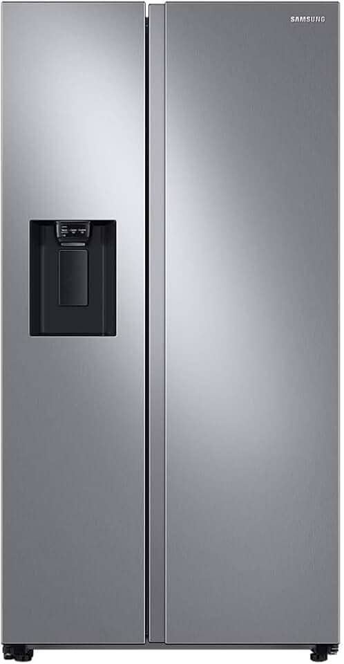 Geladeira Samsung RS60 Side by Side com All Around Cooling e SpaceMax 602L Inox Look 220V