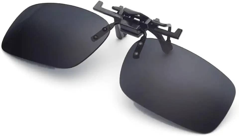 Clip Adicional Sobrepor Óculos Sol Dirigir Noite Bike Pesca Polarizado Proteção 100% UV