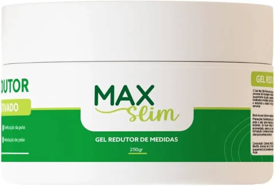 Gel Redutor de Gordura Abdominal Reduz Medidas Celulite Flacidez e Hidrata a Pele 100% Natural