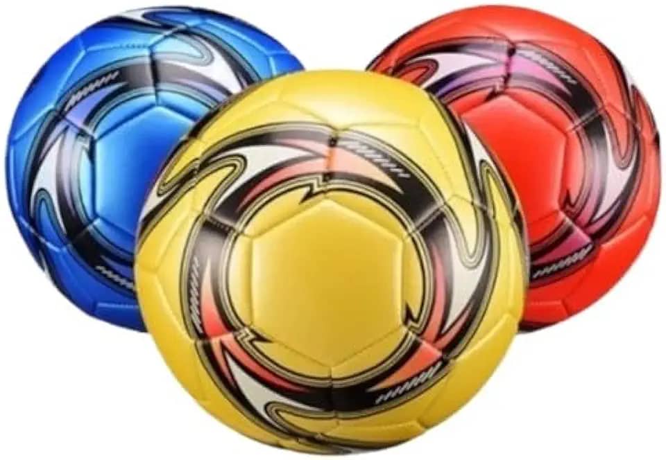 Conjunto de futebol e bomba manual tamanho padrão couro sintético costurado campo futebol