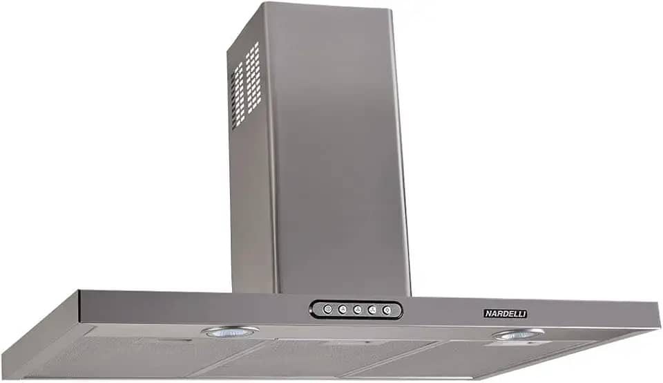 Coifa de Parede 90cm Retangular Duto Slim Nardelli Inox