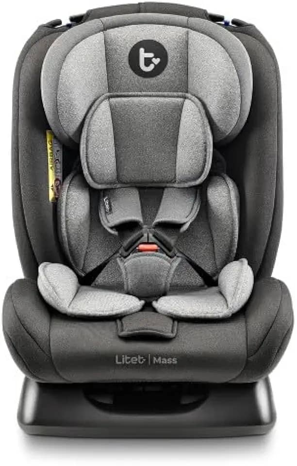 Cadeira Para Auto 0-36 Kg Litet Mass Preta e Cinza - BB458