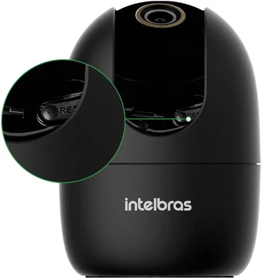 Câmera Inteligente Full HD Visão 360° Im4 C Black Intelbras
