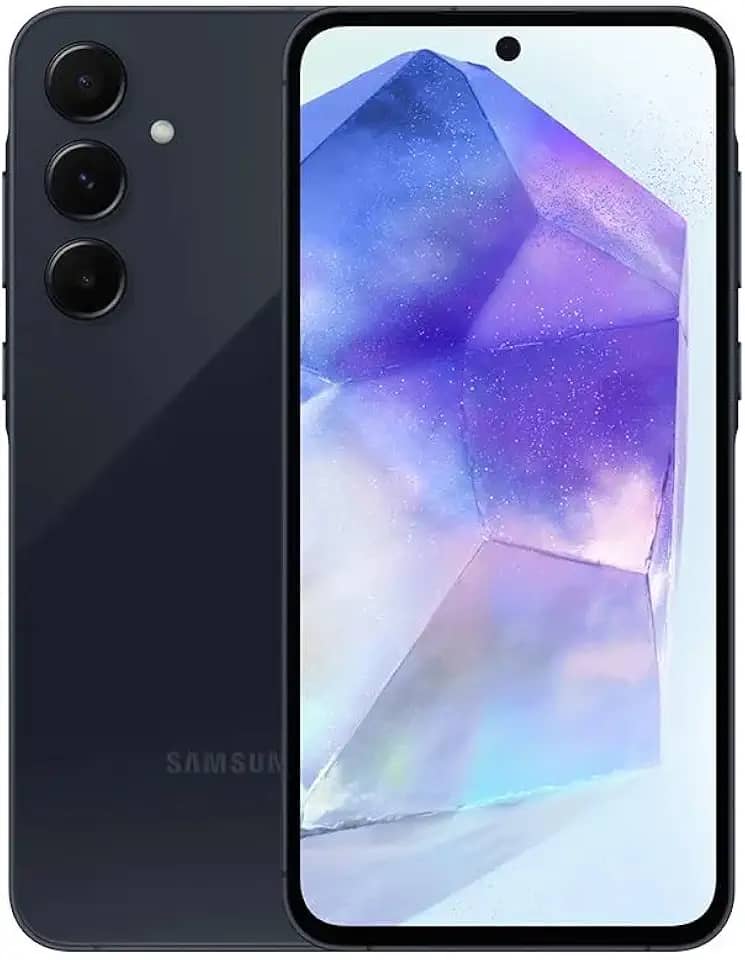 Celular Samsung Galaxy A55 5G, Câmera Tripla até 50MP, Tela 6.6', 256GB Azul Escuro