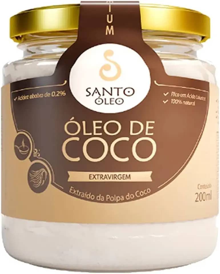 Santo Oleo Oleo De Coco Extra Virgem De Polpa 200Ml (218)