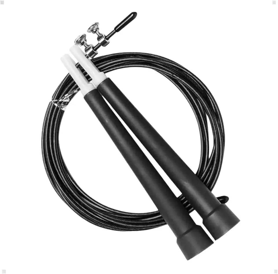 Corda de Pular com Rolamento Speed Aço 3m – Ideal para Crossfit, Treino Funcional e Alta Performance