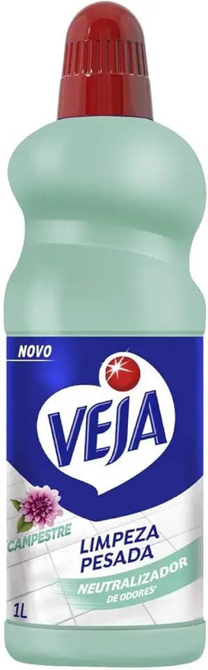 Veja Limpador Gold Limpeza Pesada Floral Campestre 1 L