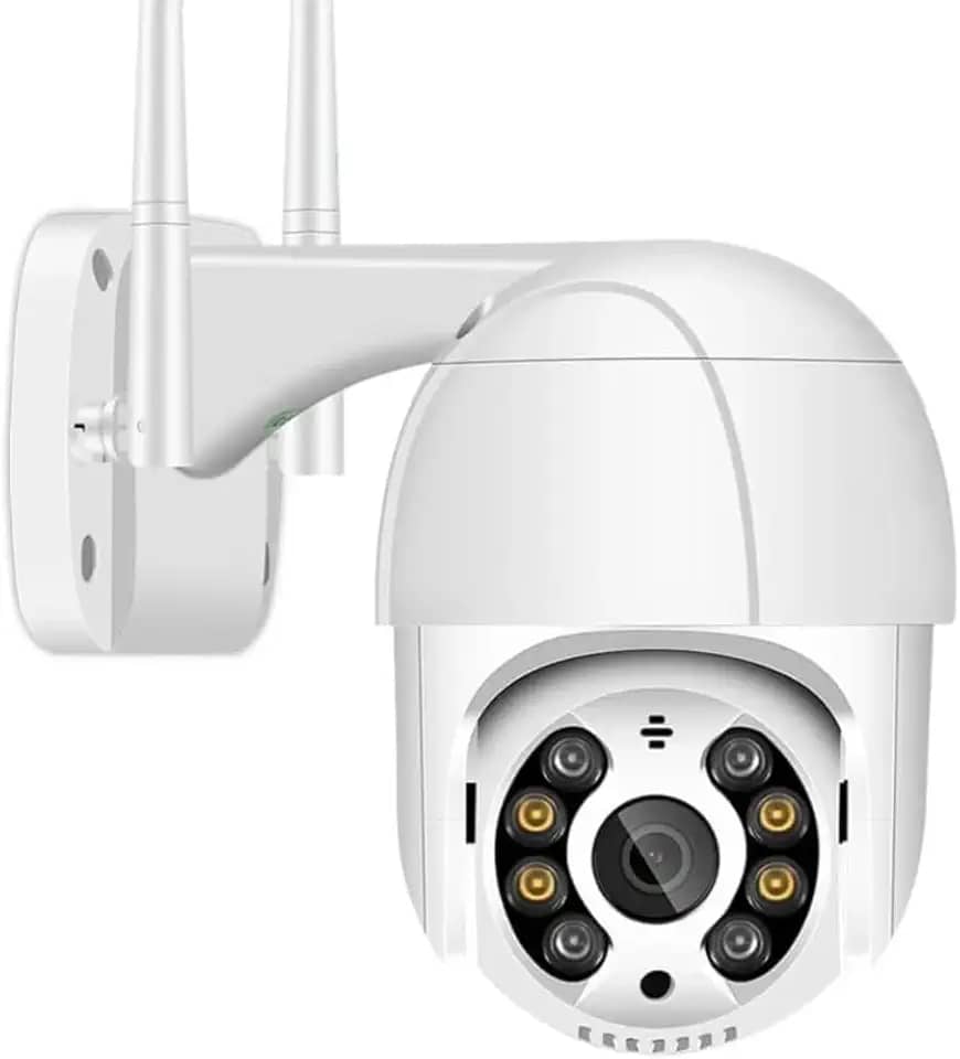 Câmera de Segurança Externa 4K 5MP 2MP WiFi - Visão Noturna Colorida, Rastreamento AI e Áudio Bidirecional